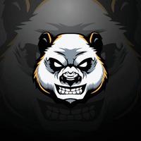 Gamer-Maskottchen-Logo-Design vektor