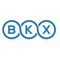 bkx-Buchstaben-Logo-Design auf weißem Hintergrund. bkx kreative Initialen schreiben Logo-Konzept. bkx Briefgestaltung. vektor