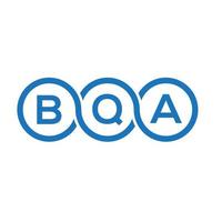 bqa brev logotyp design på vit bakgrund. bqa kreativa initialer brev logotyp koncept. bqa bokstavsdesign. vektor
