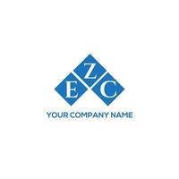 ezc kreative Initialen schreiben Logo-Konzept. ezc-Brief-Design. ezc-Brief-Logo-Design auf weißem Hintergrund. ezc kreative Initialen schreiben Logo-Konzept. ezc-Briefgestaltung. vektor