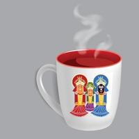 nehmen sie papier kaffeetasse mockup set isoliert eps datei vektor