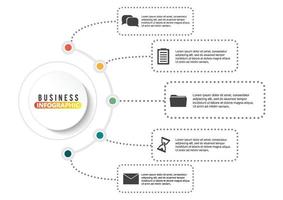 Timeline-Infografik-Designvektor- und Marketingsymbole können für Workflow-Layout, Diagramm, Jahresbericht, Webdesign verwendet werden. Geschäftskonzept mit 5 Optionen, Schritten oder Prozessen. vektor