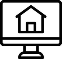 Screen House Vector Illustration auf einem Hintergrund. Premium-Qualitätssymbole. Vektorsymbole für Konzept und Grafikdesign.