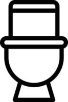 toilettenvektorillustration auf einem hintergrund. hochwertige symbole. Vektorsymbole für Konzept und Grafikdesign. vektor