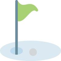 Golf-Vektor-Illustration auf einem Hintergrund. Premium-Qualitätssymbole. Vektorsymbole für Konzept und Grafikdesign. vektor