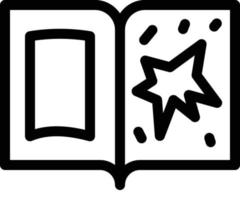 Vektorgrafik des offenen Buches auf einem Hintergrund. Premium-Qualitätssymbole. Vektorsymbole für Konzept und Grafikdesign. vektor