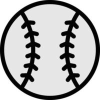 Baseball-Vektor-Illustration auf einem Hintergrund. Premium-Qualitätssymbole. Vektorsymbole für Konzept und Grafikdesign. vektor