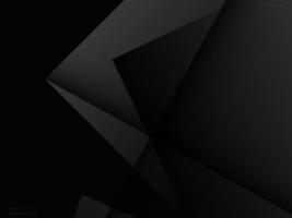 mörk geometrisk svart abstrakt bakgrund elegant designmönster vektor
