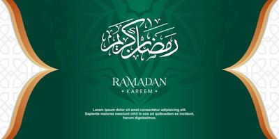 ramadan kareem hintergrunddesign. vektorillustration für grußkarten, poster und banner