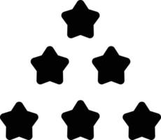 6 stjärnor vandrarhem vektorillustration på en background.premium kvalitetssymboler. vektor ikoner för koncept och grafisk design.