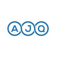 ajq brev logotyp design på vit bakgrund. ajq kreativa initialer brev logotyp koncept. ajq bokstavsdesign. vektor