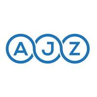 ajz-Buchstaben-Logo-Design auf weißem Hintergrund. ajz kreative Initialen schreiben Logo-Konzept. ajz Briefgestaltung. vektor