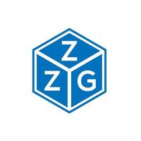 zzg brev logotyp design på vit bakgrund. zzg kreativa initialer brev logotyp koncept. zzg bokstavsdesign. vektor