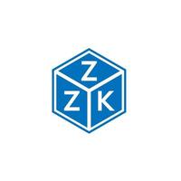 zzk brev logotyp design på vit bakgrund. zzk kreativa initialer brev logotyp koncept. zzk bokstavsdesign. vektor