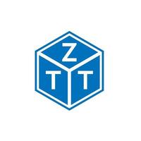 ztt brev logotyp design på vit bakgrund. ztt kreativa initialer brev logotyp koncept. ztt bokstavsdesign. vektor