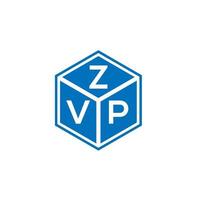 zvp brev logotyp design på vit bakgrund. zvp kreativa initialer brev logotyp koncept. zvp brev design. vektor