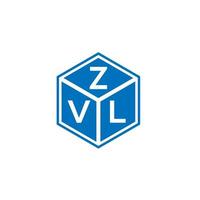 zvl brev logotyp design på vit bakgrund. zvl kreativa initialer brev logotyp koncept. zvl bokstavsdesign. vektor