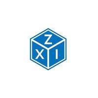zxi-Buchstaben-Logo-Design auf weißem Hintergrund. zxi kreatives Initialen-Buchstaben-Logo-Konzept. zxi Briefdesign. vektor