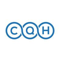 cqh brev logotyp design på vit bakgrund. cqh kreativa initialer brev logotyp koncept. cqh bokstavsdesign. vektor