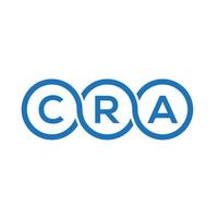 cra brev logotyp design på vit bakgrund. cra kreativa initialer brev logotyp koncept. cra bokstavsdesign. vektor