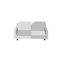 Sofa Vektor Logo Symbol Illustration Hintergrund