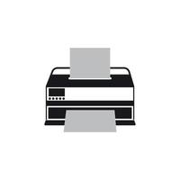 Druckersymbol Vektor Symbol Illustration Hintergrund