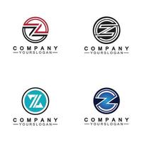 z-Buchstabe-Logo-Konzept.z-Buchstabe kreative Schriftarten Monogramm-Symbol-Symbol.