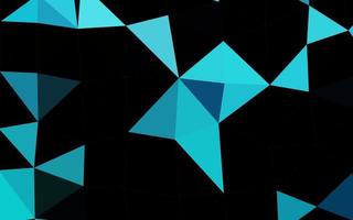 ljusblå vektor triangel mosaik mall.