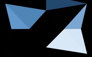hellblauer Vektor polygonaler Hintergrund.