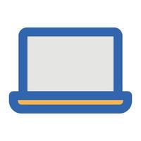 Laptop-Vektorsymbol, das für kommerzielle Arbeiten geeignet ist und leicht geändert oder bearbeitet werden kann vektor