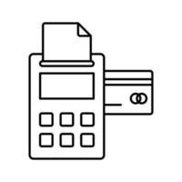 Rechnungsmaschinen-Vektorsymbol, das für kommerzielle Arbeiten geeignet ist und leicht geändert oder bearbeitet werden kann vektor