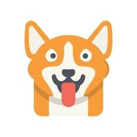 sällskapshund vektor ikon som är lämplig för kommersiellt arbete och enkelt ändra eller redigera den