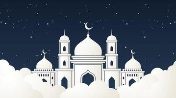 islamisches hintergrunddesign. Ramadan-Hintergrund. Eid Mubarak-Hintergrund vektor