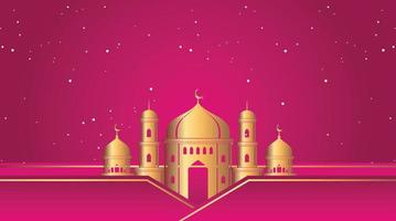 islamisches hintergrunddesign. Ramadan-Hintergrund. Eid Mubarak-Hintergrund vektor