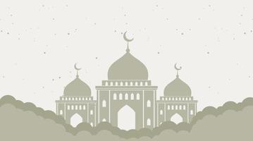 islamisk bakgrundsdesign. ramadan bakgrund. eid mubarak bakgrund vektor