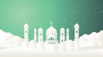 islamisches hintergrunddesign. Ramadan-Hintergrund. Eid Mubarak-Hintergrund vektor