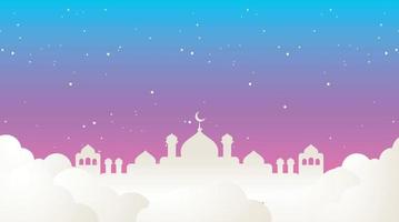 islamisk bakgrundsdesign. ramadan bakgrund. eid mubarak bakgrund vektor