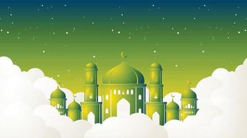 islamisches hintergrunddesign. Ramadan-Hintergrund. Eid Mubarak-Hintergrund vektor