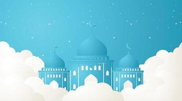 islamisches hintergrunddesign. Ramadan-Hintergrund. Eid Mubarak-Hintergrund vektor