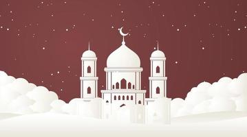 islamisches hintergrunddesign. Ramadan-Hintergrund. Eid Mubarak-Hintergrund vektor