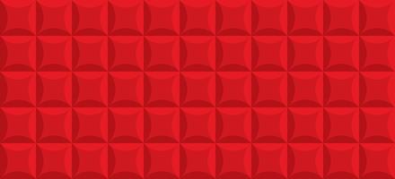 realistische rote fliesenstruktur für dekorinnenraum mit quadratischer form. geometrische Oberflächenvorlage. luxuslederpolsterung vintage hintergrund. abstraktes modernes Tapetendesign. Vektor-Illustration. vektor