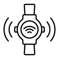 Armbanduhr-Icon-Stil vektor