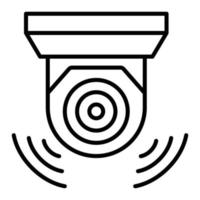 CCTV-Kamera-Icon-Stil vektor