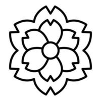 Kirschblüten-Icon-Stil vektor