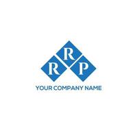 rrp kreative Initialen schreiben Logo-Konzept. rrp-Brief-Design.rrp-Brief-Logo-Design auf weißem Hintergrund. rrp kreative Initialen schreiben Logo-Konzept. rrp Briefgestaltung. vektor