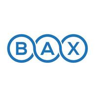 bax-Buchstaben-Logo-Design auf weißem Hintergrund. bax kreative Initialen schreiben Logo-Konzept. bax Briefgestaltung. vektor