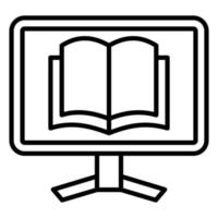 E-Book-Icon-Stil vektor