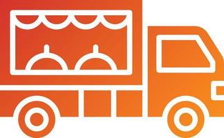 Food-Truck-Icon-Stil vektor