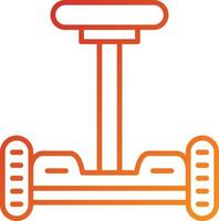 Hoverboard-Symbolstil vektor