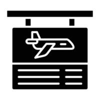 flyginformation ikon stil vektor